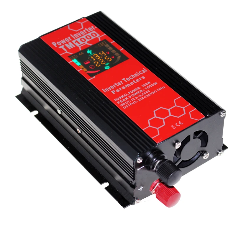 12V to 220V inverter 600W correction band screen 4