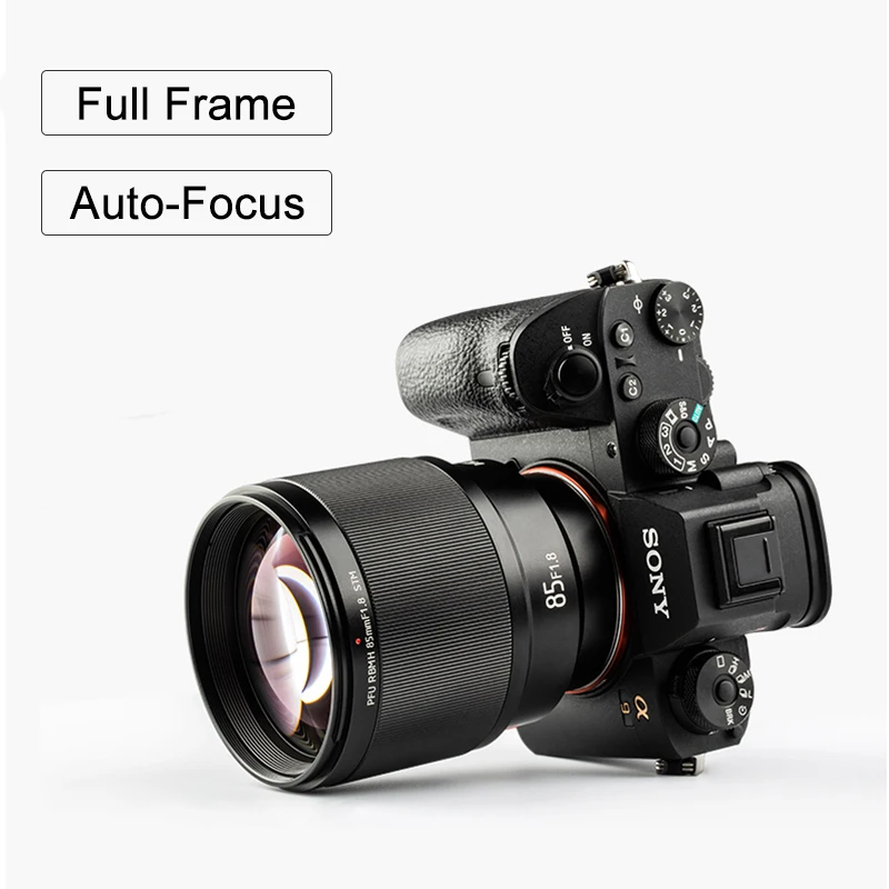 Объектив Viltrox 85 мм F1.8 STM автофокус портретный объектив Prime Eyes Focus AF для камер Sony A9
