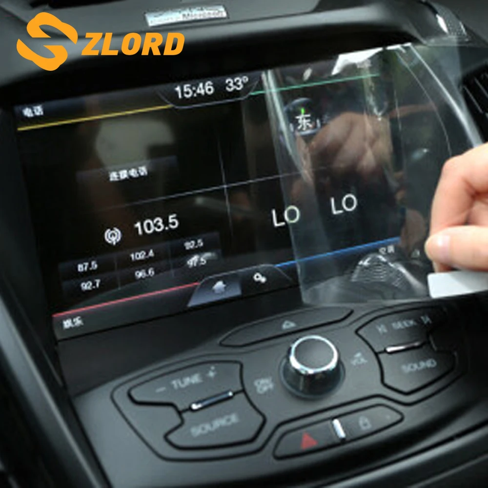 

Center Console LCD Screen Protective Film Touch Screen Navigation Screen Film for 2013 2014 2015 Ford Kuga Escape Accessories