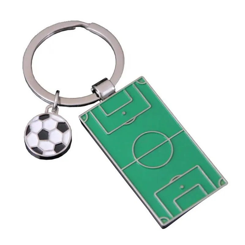 

Creative classic football field keychain Men sports leisure car key ring Key pendant Football key chain Bag pendant accessories