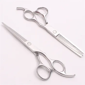 

2Pcs 1Pair C1006 5.5" 6" 6.5" 7" Japan Customized Logo Hairdressing Cutting Shears Professional Human Hair Scissors Pets Shears