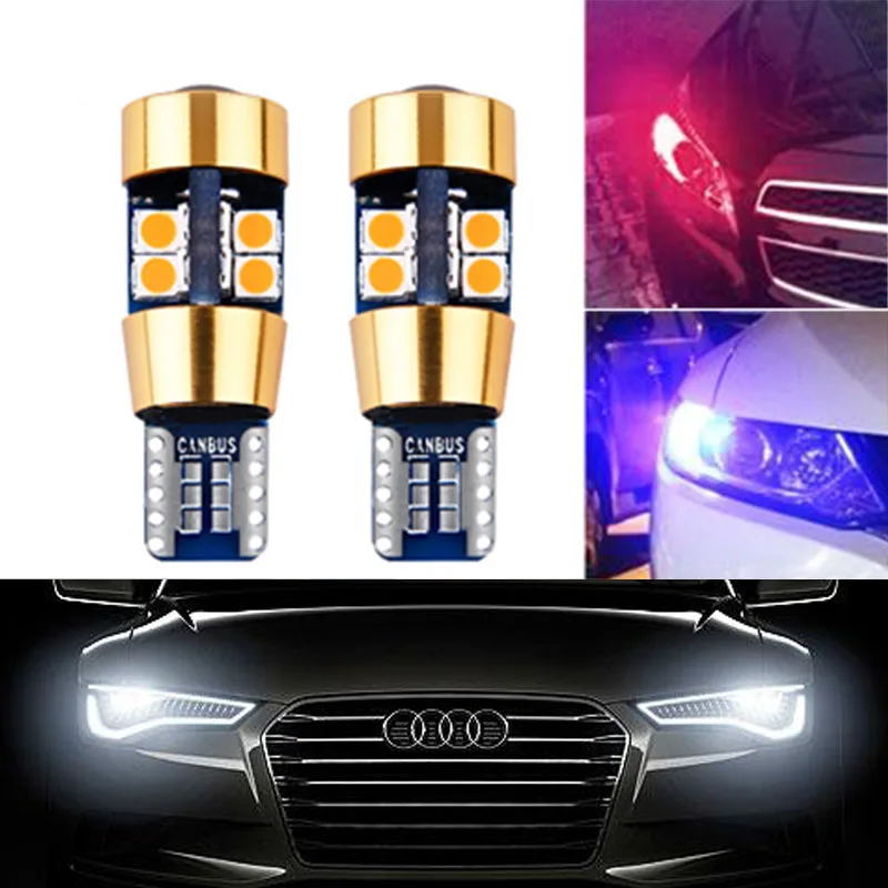 4 шт. Автомобильные светодиодные лампы высокой мощности T10 W5W 3030 19SMD DC 12