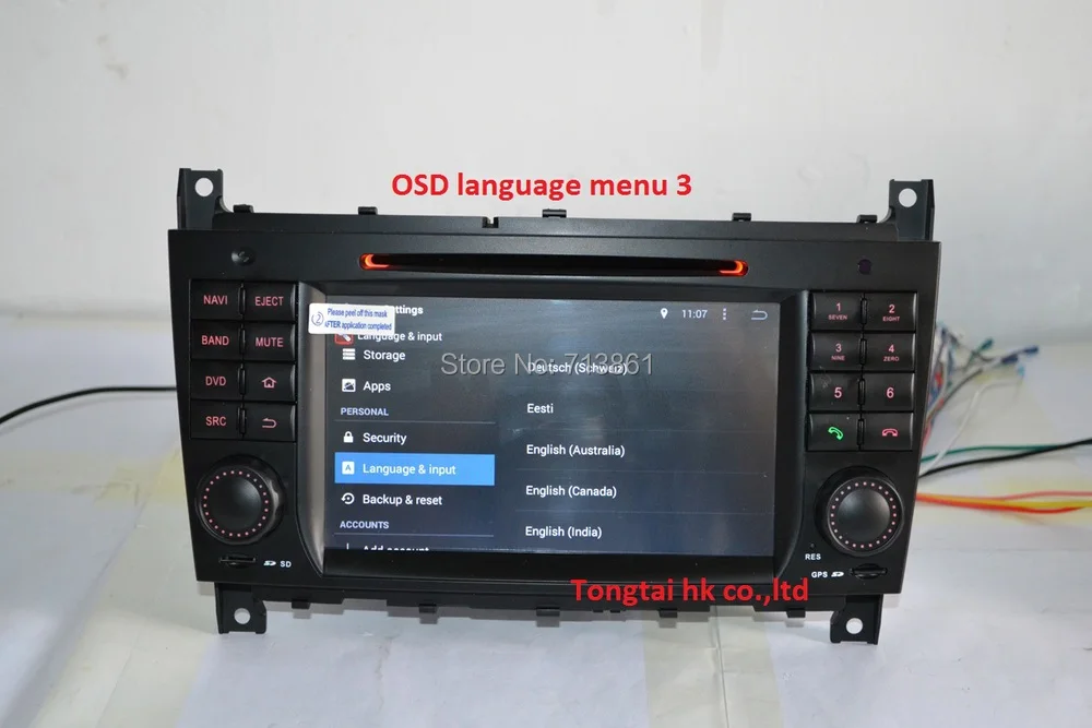 Discount 7" Android 7.1 for mercedes w203,clk w209 2din car dvd,gps navigation 3G,Wifi,radio,bluetooth,Steering wheel Canbus Free 8g map 15