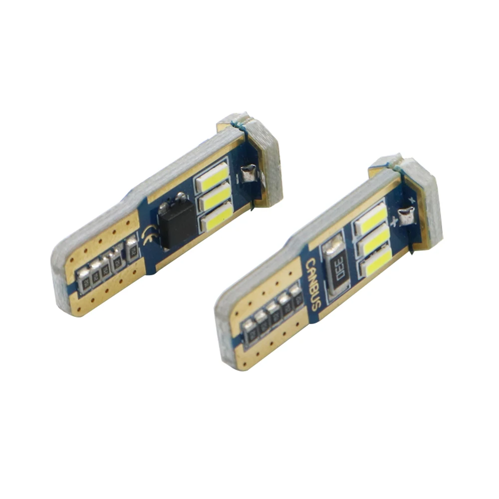 YSY 10 шт. T10 W5W светодиод шина может свет белый без ошибки 4014 9 SMD лампы автомобиля