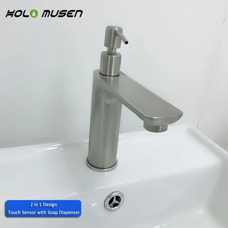  Touch Faucet with Soap Dispenser (6)
