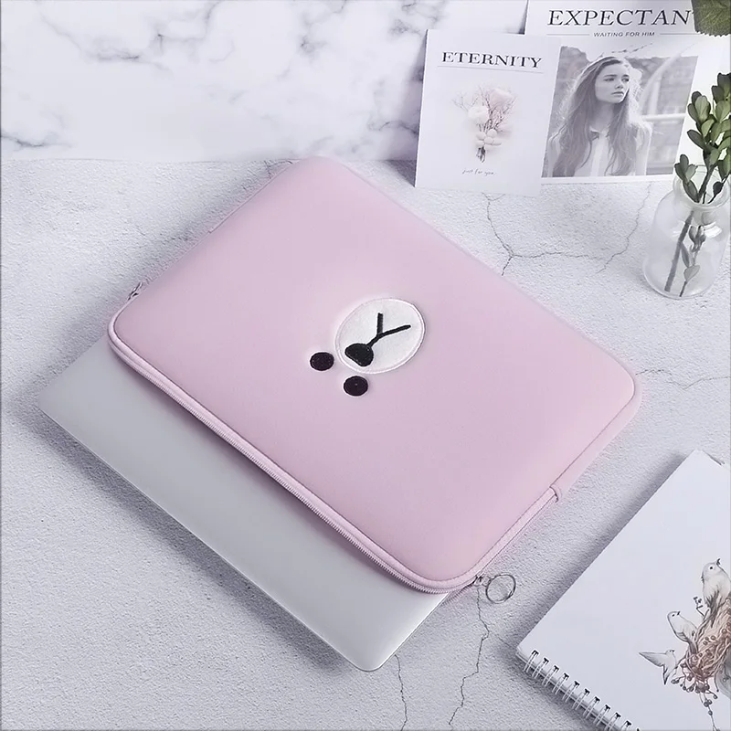 Милый чехол для ноутбука сумка iphone 8 10 11 13 15 6 дюймов Сумка Macbook Air Pro Retina ноутбук