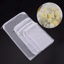 5 sztuk/zestaw filtr akwariowy torba Fish Tank Mesh torba na suwak netto staw dla Bio Ball aktywny węgiel izolacja przechowywania 5 rozmiary J09 19