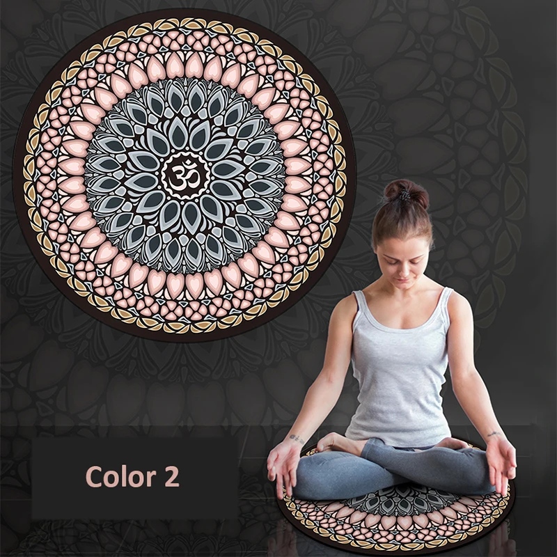 Buy Online NICEGOOD Circular Meditation Pad Yoga Mat Cushion 60*60*3MM