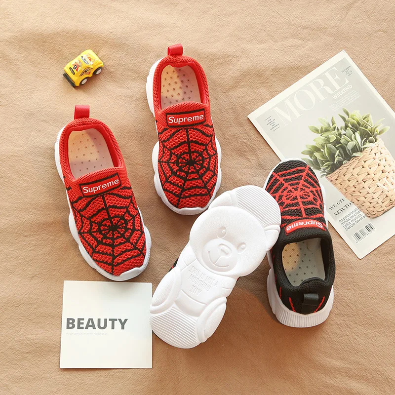 Children's Sports Shoes Summer New Style Boys Korean Breathable Mesh Fashion Small Bear Sole High Quality Casual Shoe for Boys Children's Sports Shoes Summer New Style Boys Korean Breathable Mesh Fashion Small Bear Sole High Quality Casual Shoe for Boys