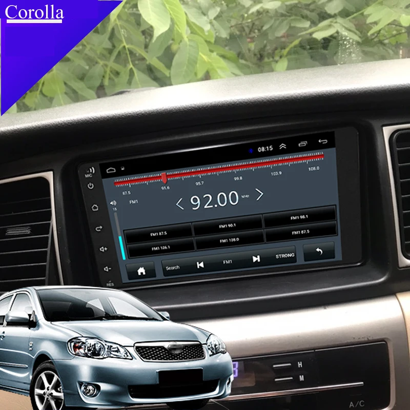 Android 8 1 автомобильный мультимедийный плеер dvd для toyota corolla с автомобильным радио и