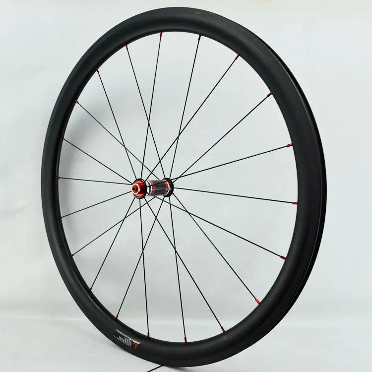 Top Carbon Road Bike Wheel Straight Pull Low Resistance bearing Hub 25mm Wider Clincher Tubeless 700c Wheelset 3K twill 40/50/55MM 5
