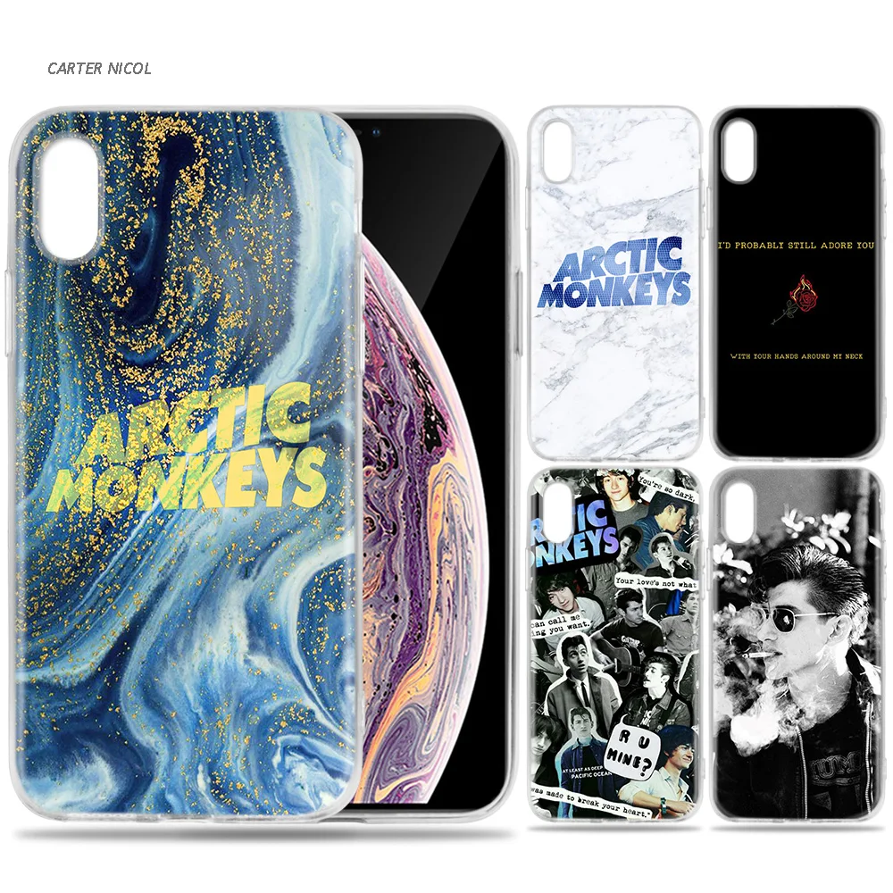 

Case for iPhone 7 8 6 6s Plus 5 5S SE 5C X XS MAX XR Silicone Coque Cases Cover Alex Turner Arctic Monkeys MaIS