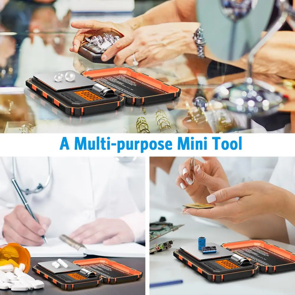 Mini Balanza Digital de Cocina Portátil 200g/0.01g | Precisión Electrónica para Alimentos y Repostería - Image 6