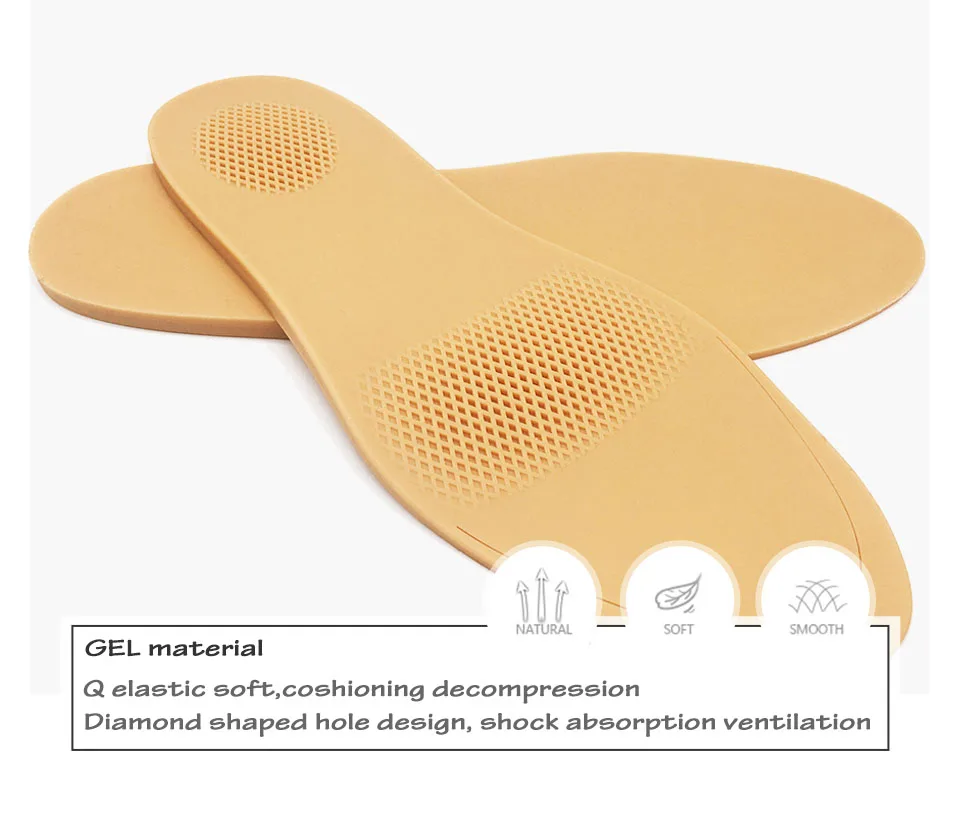 Fully silicone material insoles Details 1