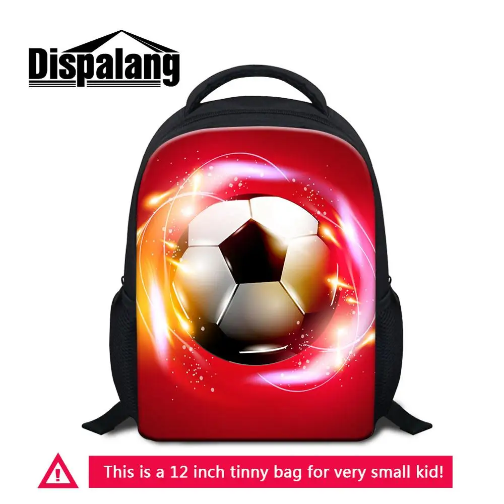 Dispalang 3D мяч печати рюкзак дети милые рюкзак для мальчиков плюшевые мини школьный детский маленький ранец для ребенка 1-5 лет - Цвет: Шоколад Цвет