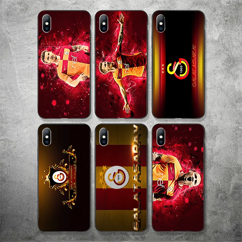 

Yinuoda Galatasaray Spor Kulubu Team Phone Case Aziz For iPhone Case DIY Picture Soft TPU Cover X XR XS MAX 7 8 7plus 6 6S 5S SE