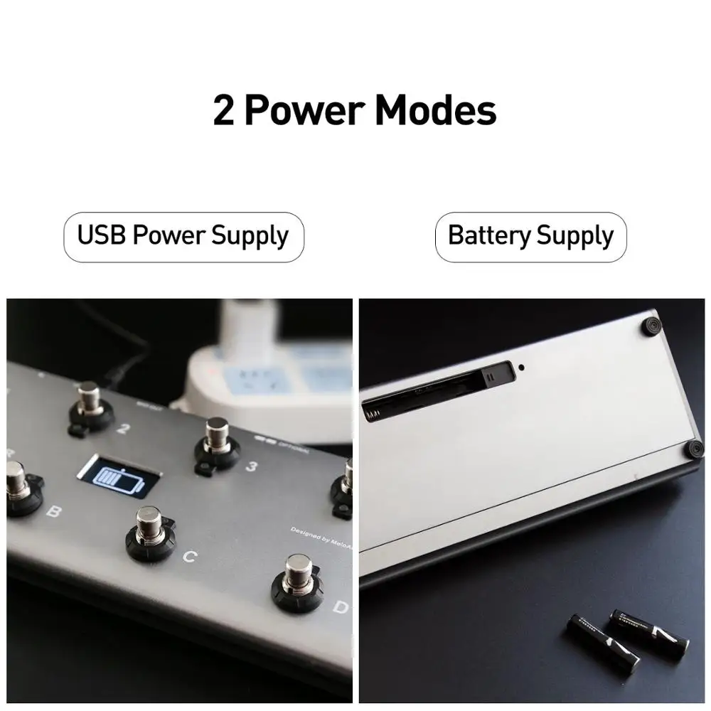 MIDI Commander гитарный Портативный USB MIDI контроллер для ног с 10 ножными переключателями 2 гнезда для педалей с выражением 8 предустановками хоста для Live