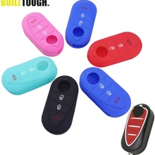 Силиконовый чехол для дистанционного ключа, брелок, пригодный для Alfa Romeo Mito Giulietta 159 Gta Gtv Brera 4c, стильный резиновый держатель, протектор