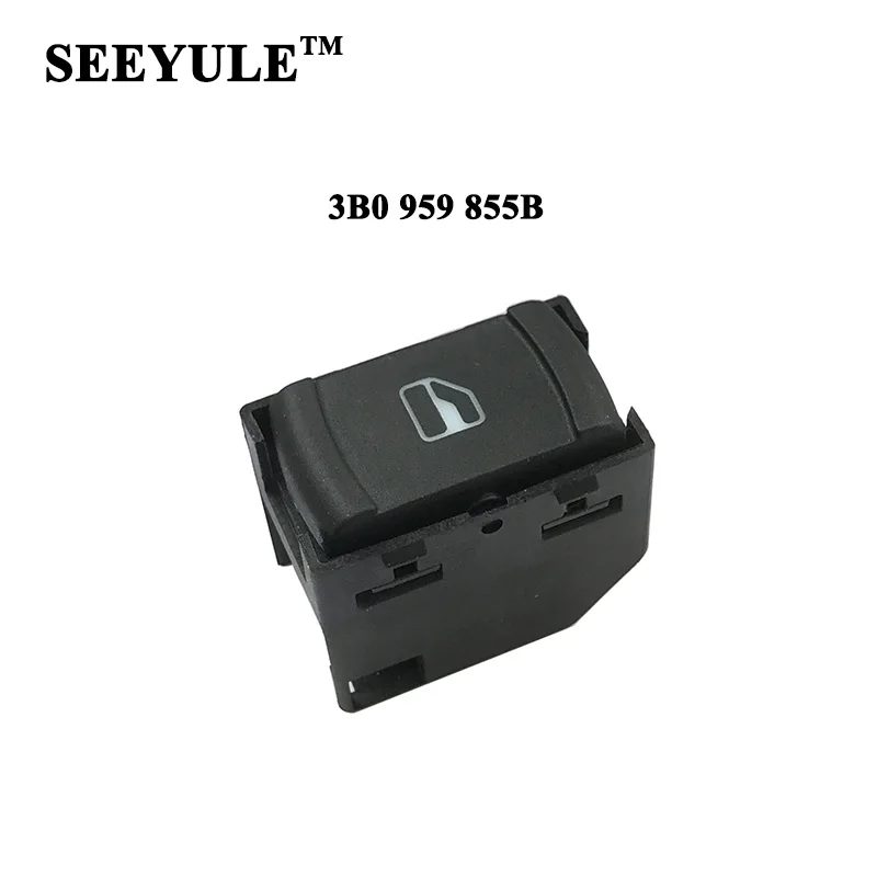 

1pc SEEYULE 3B0 959 855B Car Window Lifter Switch Window Control Switch 3B0959855B for VW Bora Jetta Golf MK4 Passat B5