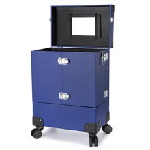 Профессиональный чемодан Mackup на колёсиках Spinner косметический чехол многофункциональная тележка для переноски чемоданов колесных кабин багажа