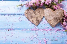 LIFE MAGIC BOX Valentine’s Day Heart Wood Board Photo Backdrop Camera Fotografica Foto Background Fondos De Estudio Fotografia