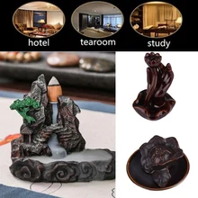 Струящаяся керамическая глазурь дымовой конус Маутейн разработан Курильница башня курильница украшение дома инструменты горелки