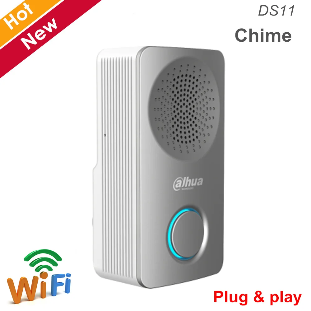 Dahua DS11 Chime несколько мелодий кольца Простая установка WiFi подключение подключи и