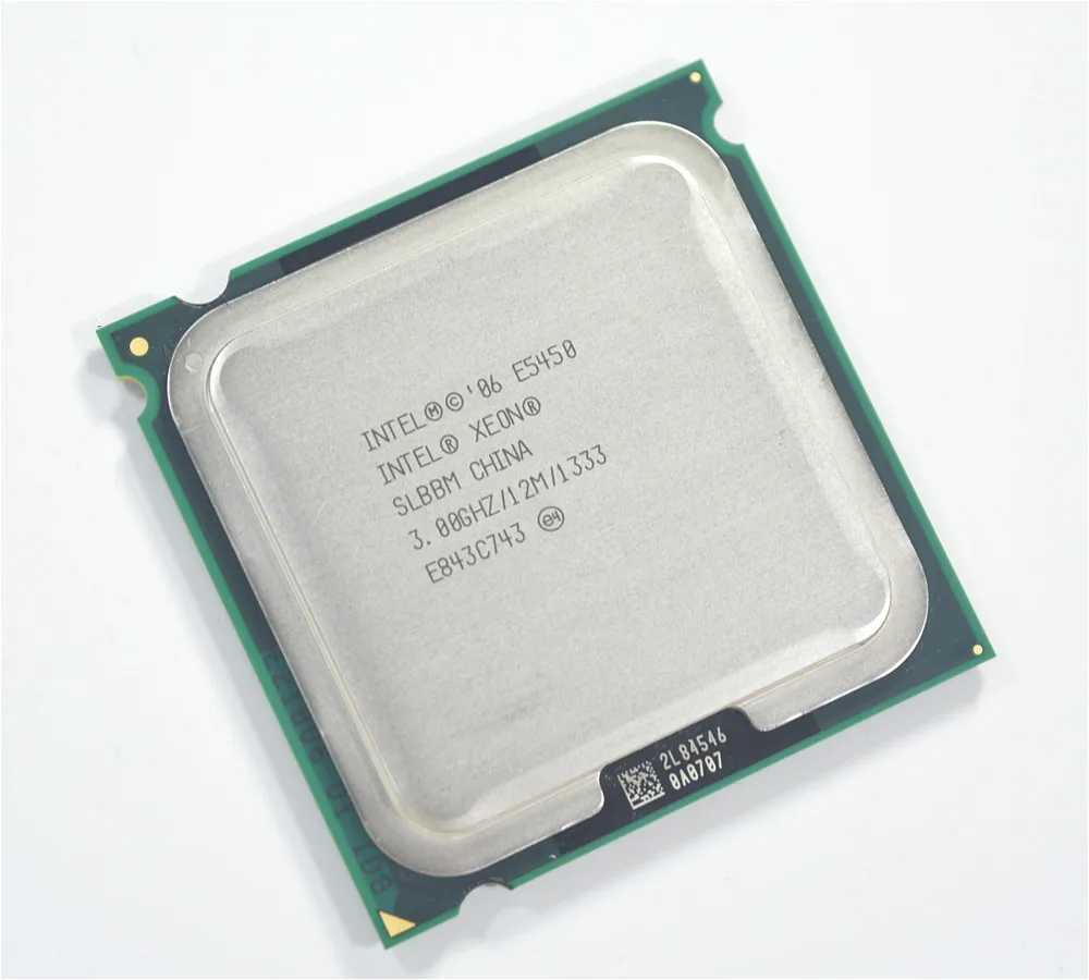 Процессор Intel Xeon E5450 quad core 3,0 GHz 12MB SLANQ SLBBM работает на материнской плате LGA 775 без адаптера