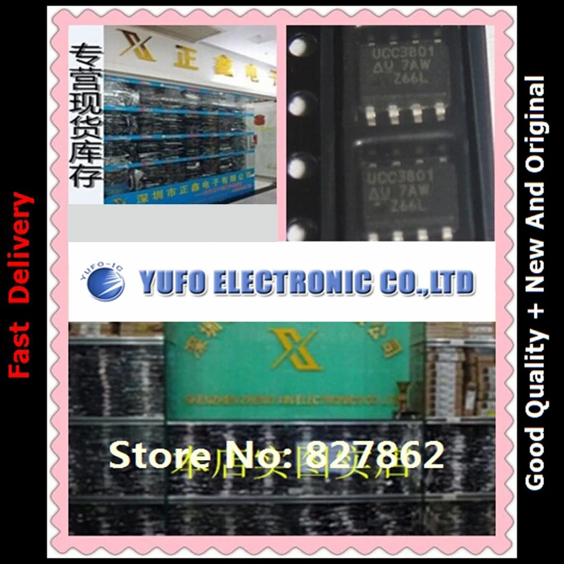 

Бесплатная доставка 20 шт. UCC3801D UCC3801 SOP8, YF1122