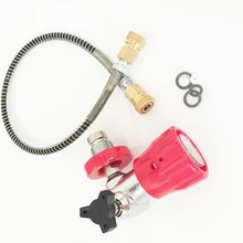 AC901 Воздушный бак CO2 газовый баллон использовать клапан Быстрый разъем от большая бутылочка до небольшой бутылки АЗС Перевозка груза падения