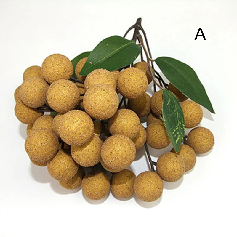 

1 String Artificial Grapes Decorative Fruit Home Wedding Party Garden Decor mini simulation fruit vegetables