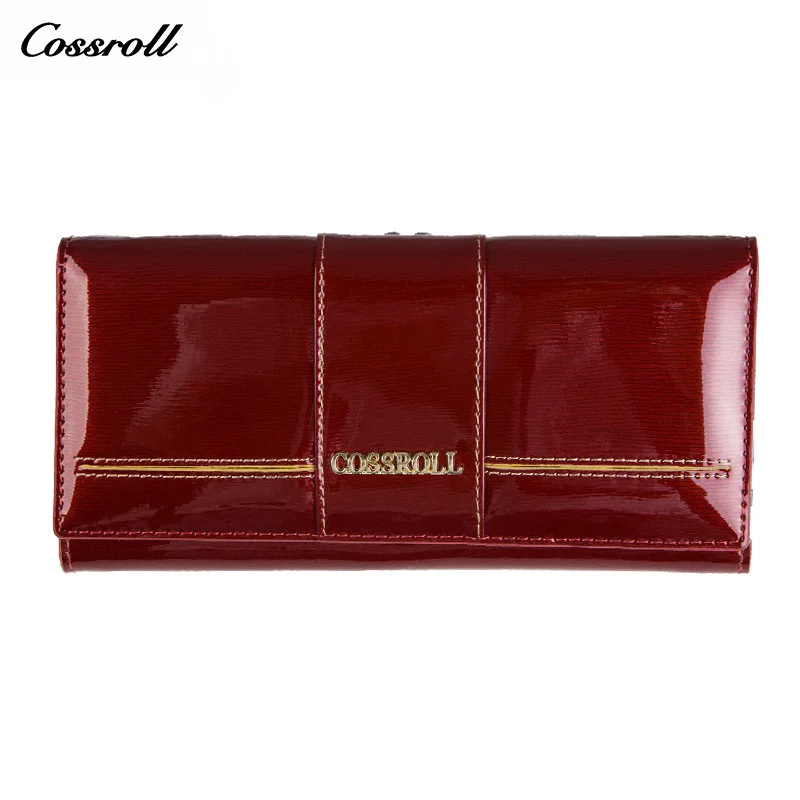 

Fashion Wallet Vintage Luxury Frist Layer Genuine Leather Women Wallets Long Design Leather Womens Wallets and Purses