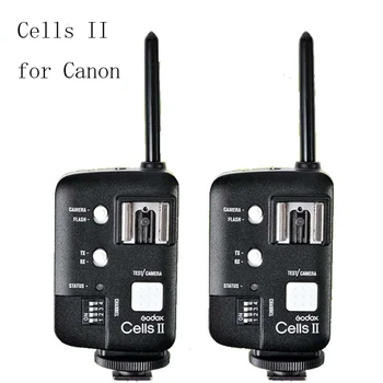 

2pcs Godox Cells II Cells II-C 1/8000s Wireless Speedlite Flash Trigger Transceiver Kit For Canon 6D 7D 5D2 5D3 60D 70D 650D