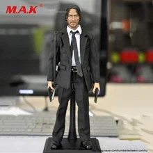 For Collection 1/6 KMF037 Type John Wick Retired Killer Keanu Reeves 12'' Male Figure WIth Weapons & accessories mnotht 1 6 kmf037 john wick retired killer keanu reeves action figure set suit for 12in soldier toy model collections gift m3n