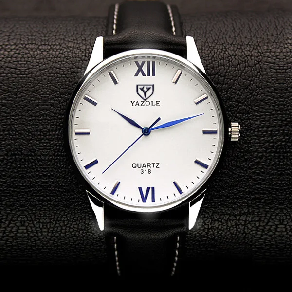 

YAZOLE PU Strap Wrist Watches For Men Luxury Famous Quartz Watch Men Business Bracelet Clock Male Wristwatch Relogio Masculino