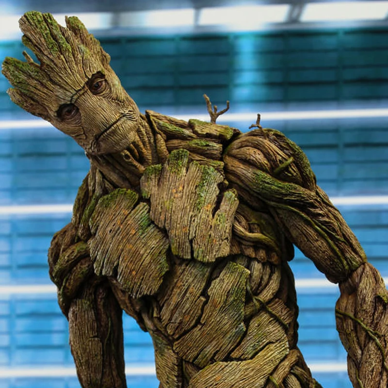 

Hot Toys Version Marvel Groot in Guardians of The Galaxy Tree Man Avengers 40cm Big Size BJD Action Figure Toys