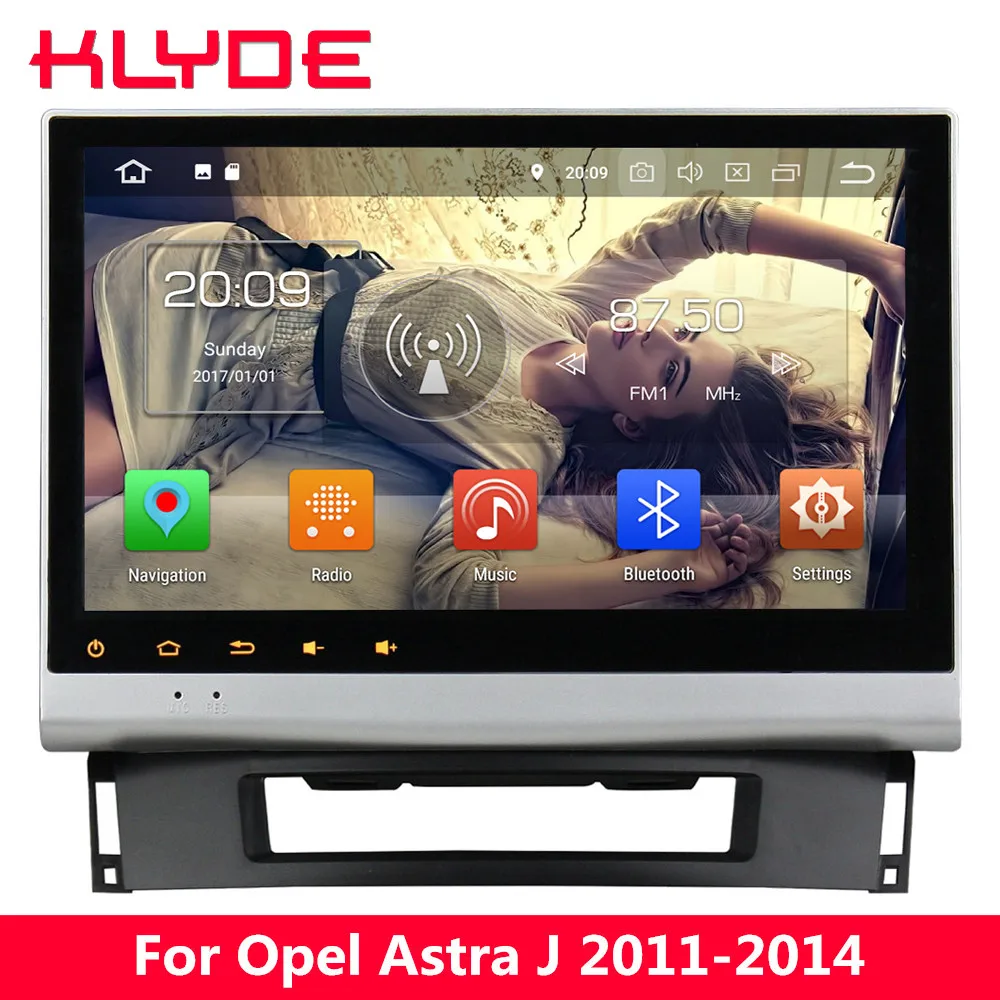 

KLYDE 10.1" IPS 4G Android 8.0 7.1 Octa Core 4GB RAM 32GB Car DVD Player Radio For Opel Astra J 2011 2012 2013 2014 CD300 CD400