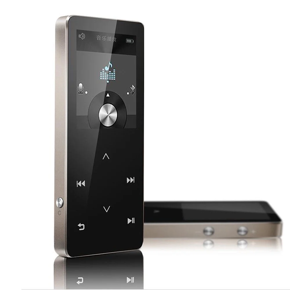 AUPHIL Sports MP3 Player Bluetooth 4.0 Touch Screen Lossless Music Player with FM Radio Recorder