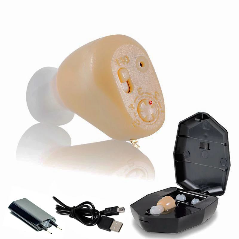 ZhongDe 2017 NEW Rechargeable Mini Hearing Aid Hearing Amplifier Ear