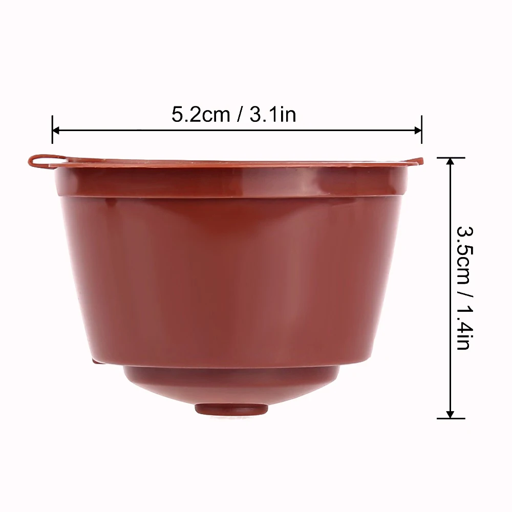 3/6PCSpack пластиковые контейнеры совместимый Dolce Gusto Кофе Manchine фильтры капсулы многоразового использования Dolce Gusto Кофе капсулы