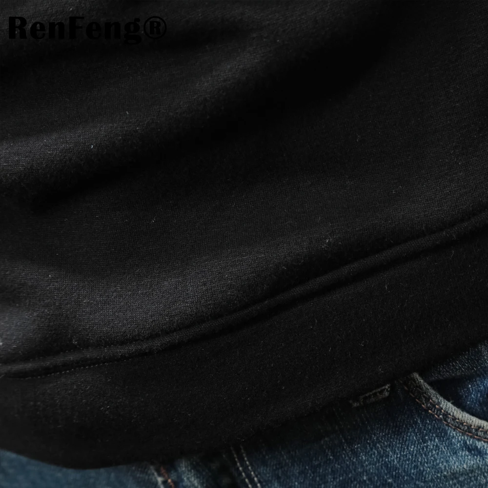 sweatshirts men t-shirt plus velvet thickening t shirt mens turtleneck winter clothes 2018 pullover male long sleeve tshirts  (12)