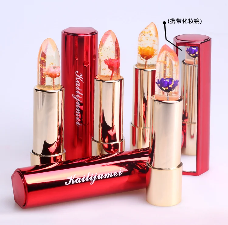 Batom kailijumei magia lip gloss vara Labiales Kailijumei : Flower Lipstick