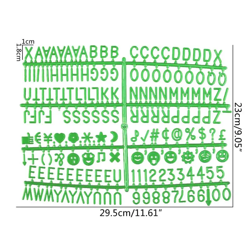 Персонажи для войлочной доски с буквами 340 шт многоцветные цифры для доски со сменными буквами