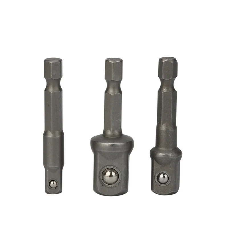 6Pcs 1/4 3/8 1/2 Hex Shank Drive Power Drill Bit Socket Wrench Adapter Electric Screwdriver Handle Extension Bit Adaptor Set H35 6Pcs 1/4 3/8 1/2 Hex Shank Drive Power Drill Bit Socket Wrench Adapter Electric Screwdriver Handle Extension Bit Adaptor Set H35