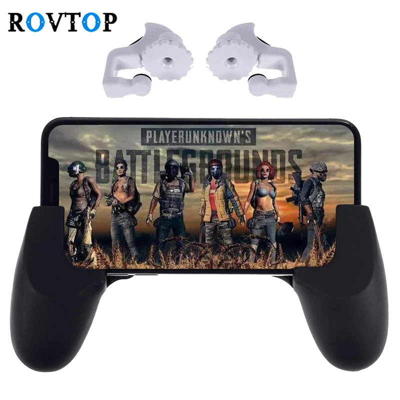 

Rovtop PUBG Mobile Game Controller for iphone Sensitive Shoot Fire & Aim Buttons for PUBG Playstation Aim Controller