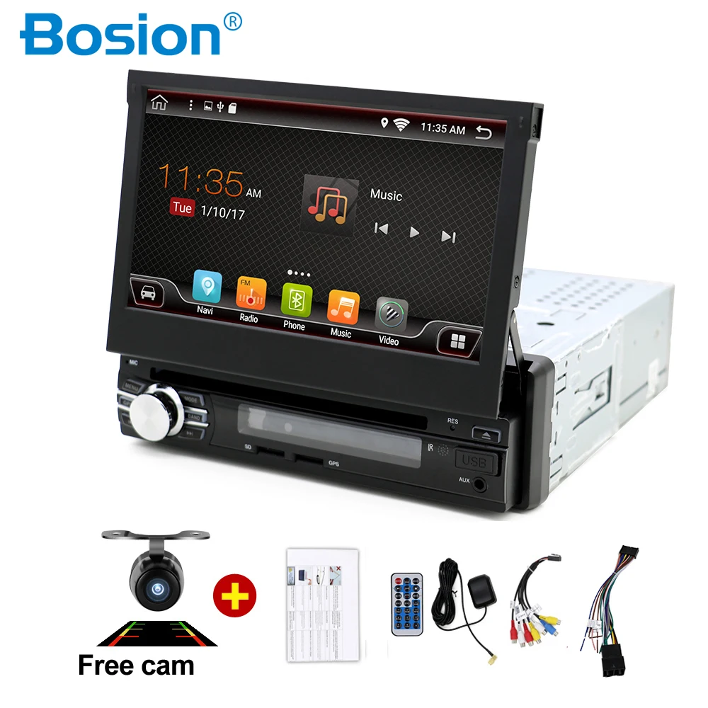

7inch Automotive Multimedia Player For VW Android 6.0 Intel SoFIA 3GR Quad Core Car Audio Stereo GPS Navigation single Din HD