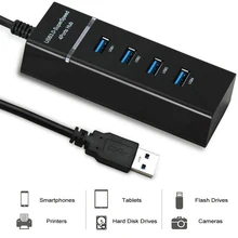 Зарядка 4 порта USB 3,0 концентратор с 5 V/2.5A адаптер питания для PS4, PS4 Pro, PS4 Slim, Xbox ONE, Xbox One S, MBook, PC