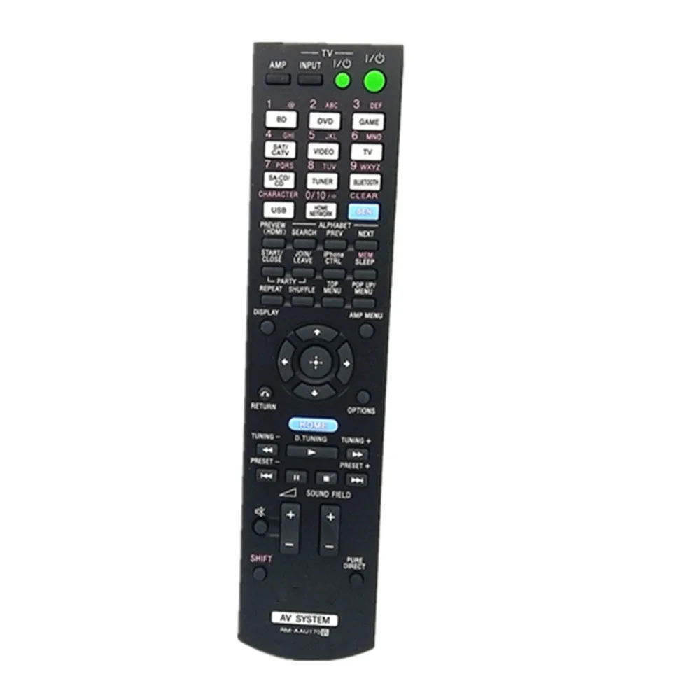RM-AAU170 Remote Control for Sony STR-DN840 7.2 Ch. 4K Wi-Fi Receiver with Bluetooth and AirPlay