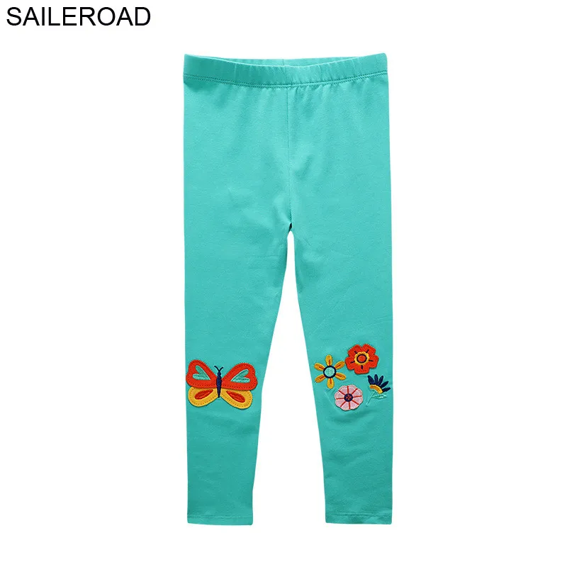 1144 same picture SAILEROAD Девочки Леггинсы для Детей Брюки Карандаш Мультфильм Вышивка Кроликом Дети Брюки Одежда Весна Осень Брюки Малыша - Цвет: 1144 same picture