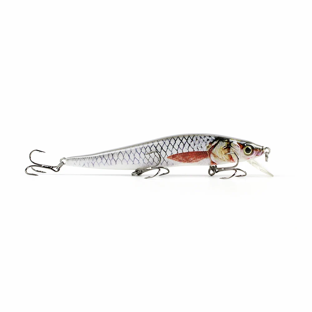 4.7"/14.6g Artificial Minnow Fishing Lure Realistic Paint Fishing Bait